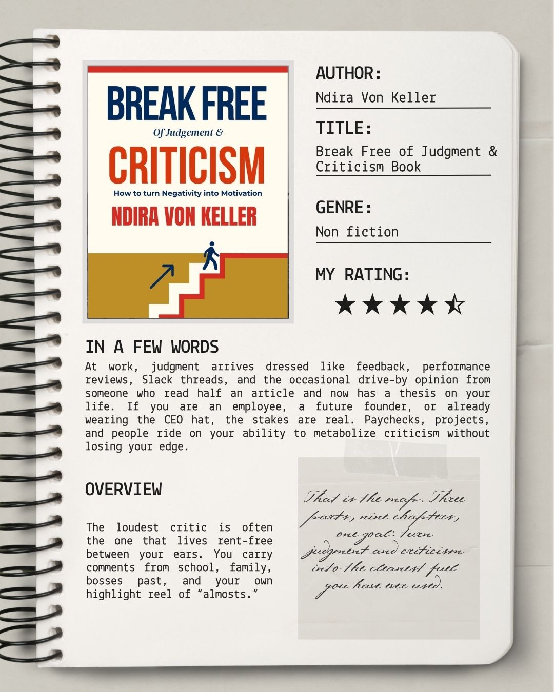 Break Free of Judgement & Criticism