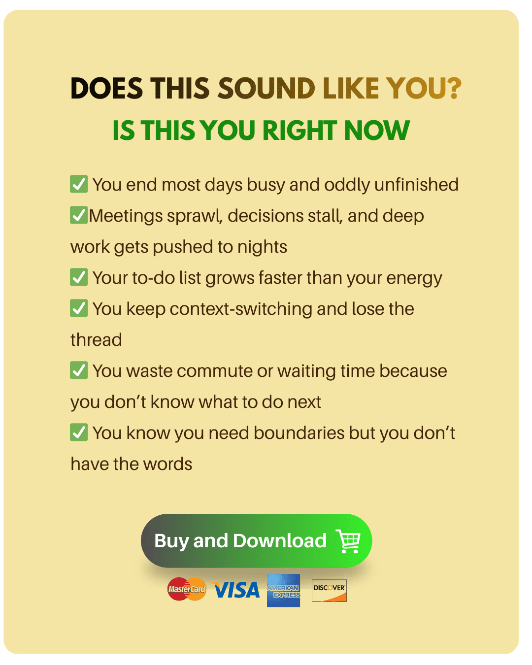 Regain command of your Time and Schedule Course